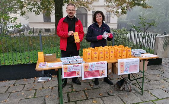 Schokopralinenverkauf